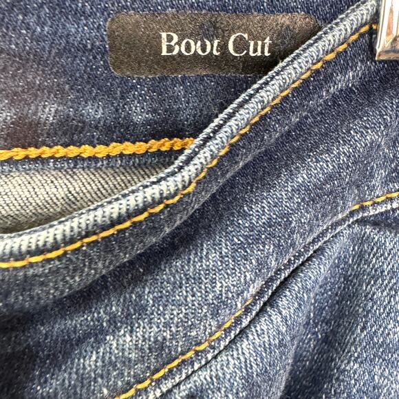 Judy Blue Women As Fate Would Have It Kick Flare Jeans Size 11 / 30 Stretch Blue - Picture 4 of 10